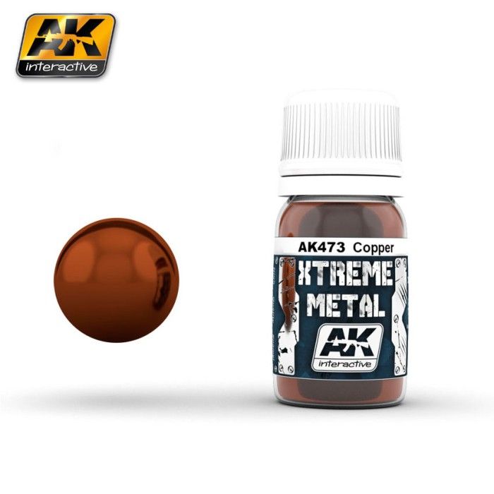Vernice AK Interactive AK473 Xtreme Metal Color Cuivre 30 ml