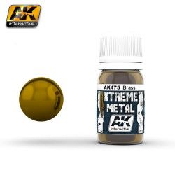 Vernice AK Interactive AK475 Xtreme Metal Color Brass 30 ml