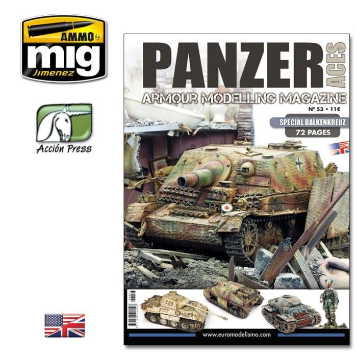Panzer Ace N°53 Special Balkenkreuz (versione inglese)