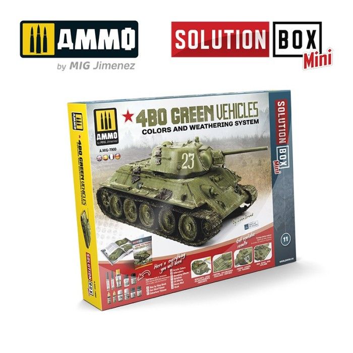 Solution Box Mini - 4BO verde russo