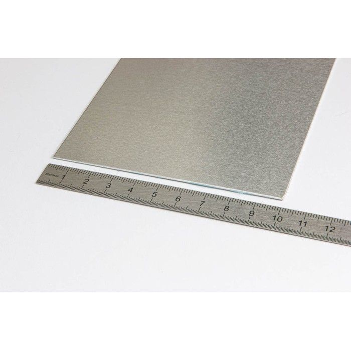 Piastra di alluminio - 0,80 mm X 100 mm X 250 mm