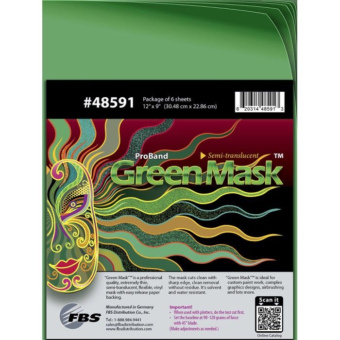 Fogli per mascheratura GREENMASK 30X22 CM 6 Fogli