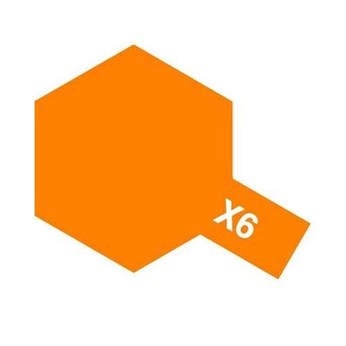 Vernice per modelli tamiya X6 Arancione lucido 23ml