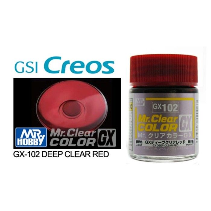Vernice Mr Color GX102 Deep Clear Red