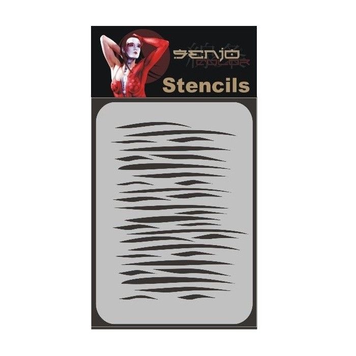 Stencil senjo colori Zebra 1 A5