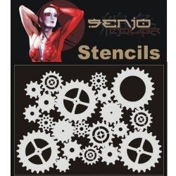Stencil senjo colours Gear A5