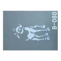 Stencil autoadesivo n. B - 080