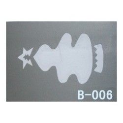 Stencil autoadesivo n. B - 006