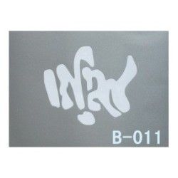 Stencil autoadesivo n. B - 011