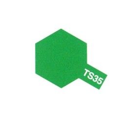 Bomboletta di vernice spray verde prelucido TS35