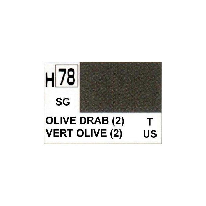 Vernici acquose Hobby Color H078 Olive Drab (2)