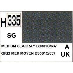 Vernici acquose H335 Medium Seagray BS381C/637