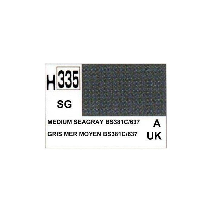 Vernici acquose H335 Medium Seagray BS381C/637
