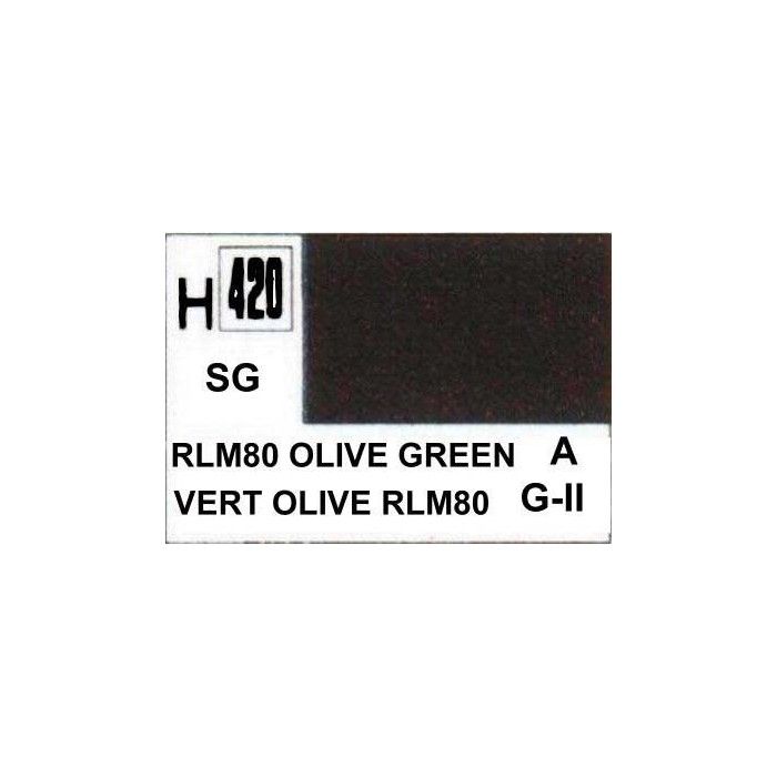 Vernici acquose Hobby Color H420 RLM80 Verde oliva