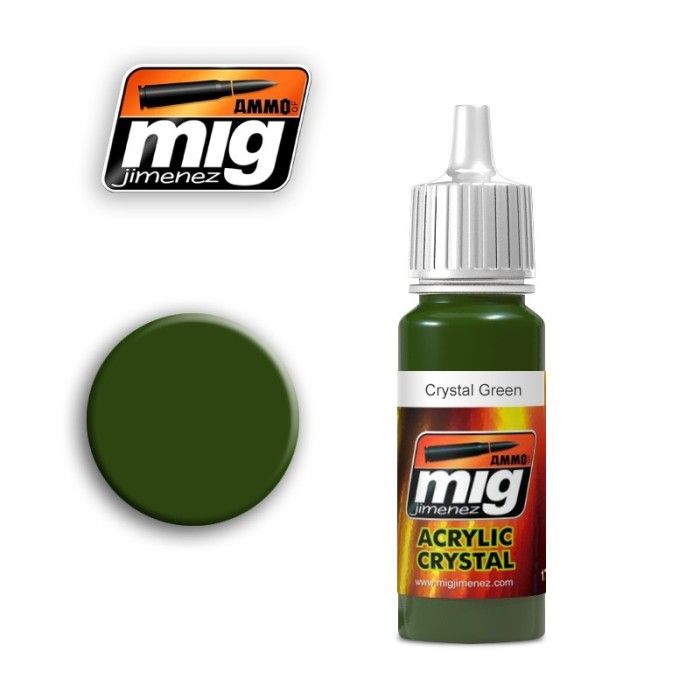 Mig Jimenez Crystal Colors A.MIG-0092 Vernice verde cristallo